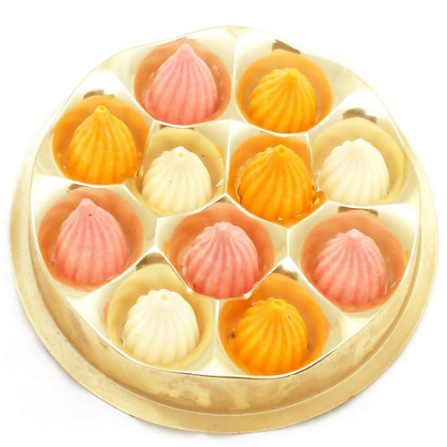 Ghasitaram Mango, Strawberry and White Chocolate Modaks